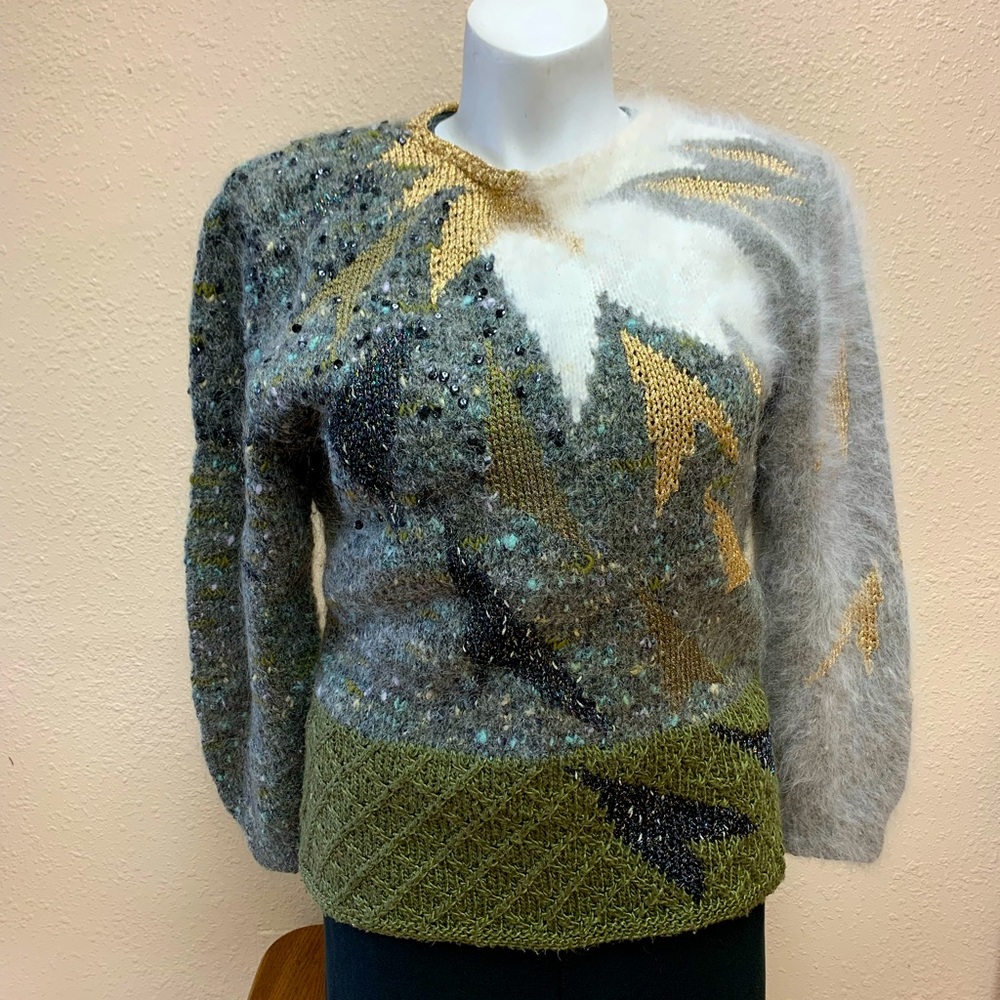 100% Vintage knitted sweater - Picture 1 of 7